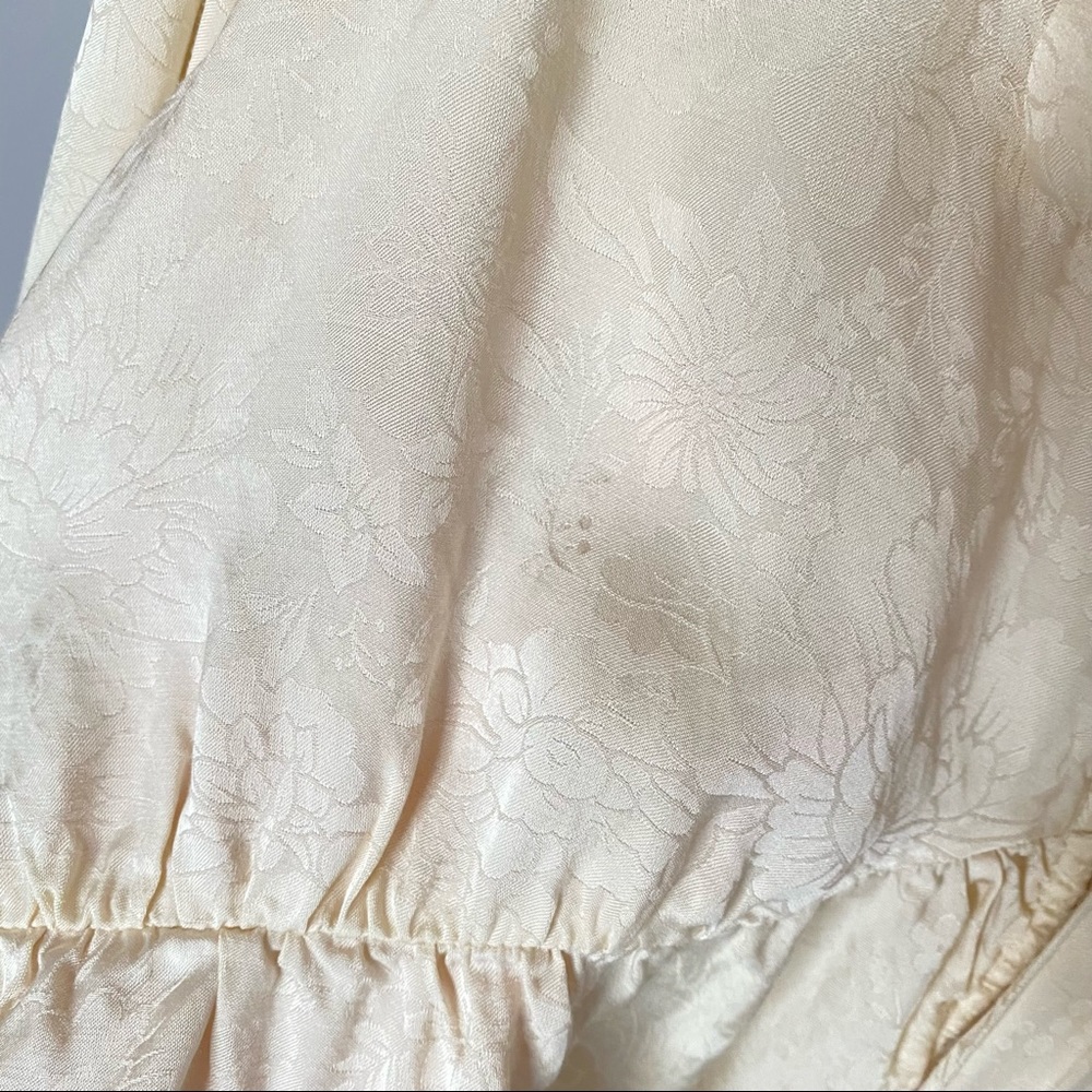 ZARA jacquard blouse with bow - Picture 10 of 11